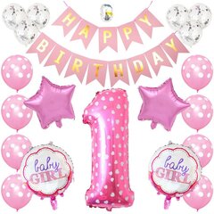 Набор из 1 воздушных шаров на день рождения Zaxer, 22 шт. цена и информация | Шарики | pigu.lt