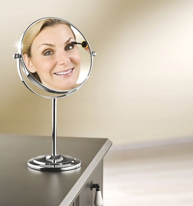 Kosmetinis veidrodis, 17 cm цена и информация | Kosmetinės, veidrodėliai | pigu.lt
