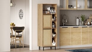 Virtuvės spintelė Asir, 160x45,1x35,5 cm, smėlio spalvos kaina ir informacija | Virtuvinės spintelės | pigu.lt