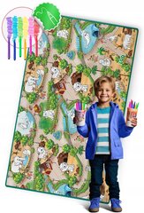 Детский коврик для рисования, 120 x 90 x 0,3 см цена и информация | Развивающие игрушки | pigu.lt