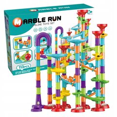 Spalvinga kamuoliukų trasa Marble run, 113 d. kaina ir informacija | Žaislai berniukams | pigu.lt