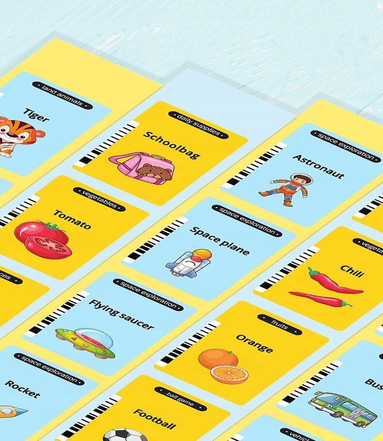 Garsinis kortelių skaitytuvas anglų kalbai mokytis Aig, rožinis kaina ir informacija | Lavinamieji žaislai | pigu.lt