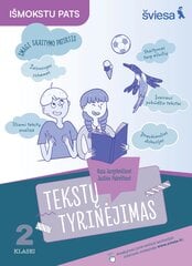 Lietuvių kalbos tekstų tyrinėjimas 2 klasei kaina ir informacija | Enciklopedijos ir žinynai | pigu.lt