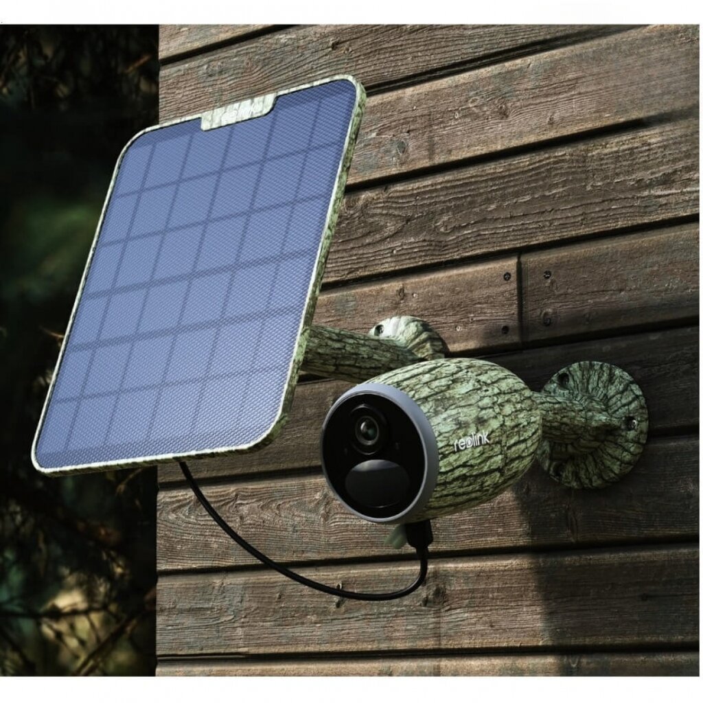 Saulės energijos plokštė Reolink Solar Panel 2, c - jungtis (kamufliažinė) kaina ir informacija | Stebėjimo kameros | pigu.lt