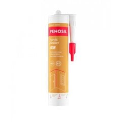 Akrilinis hermetikas Penosil Acrylic Sealant 636 baltas 280 ml kaina ir informacija | Penosil Santechnika, remontas, šildymas | pigu.lt