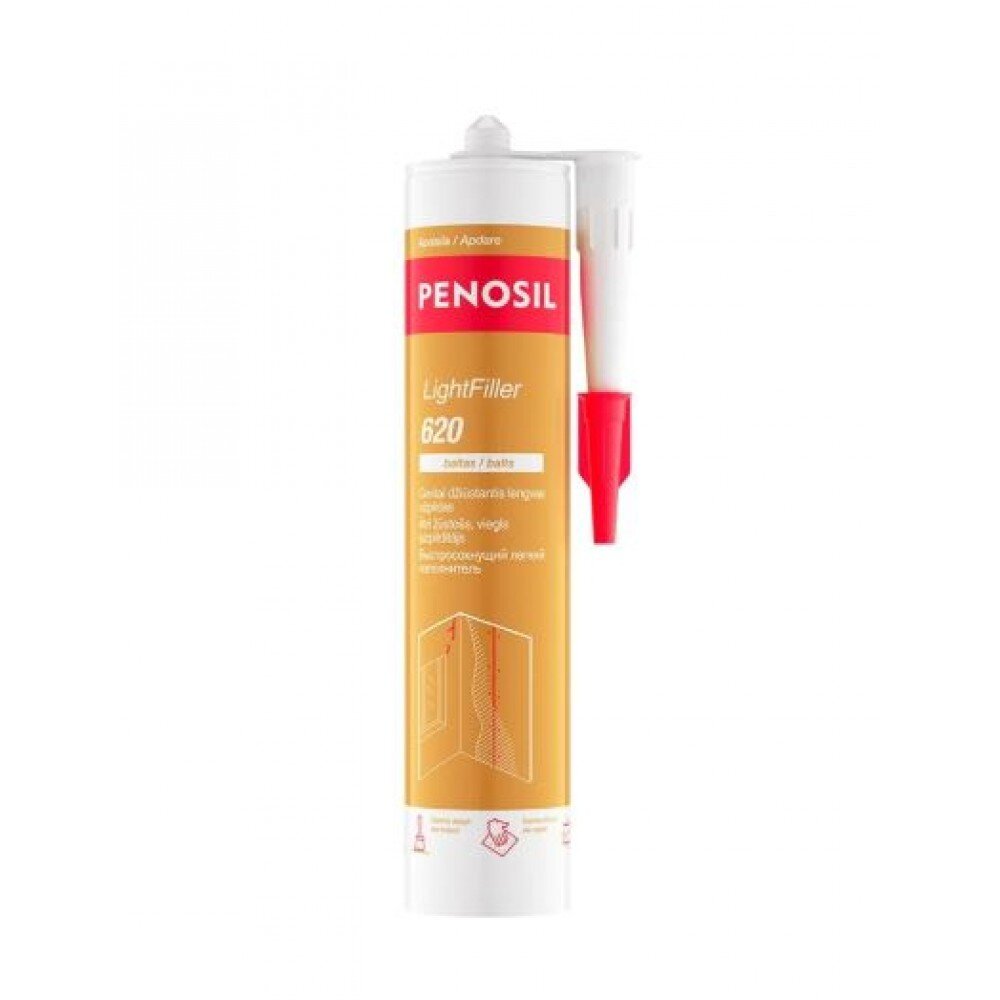 Akrilinis užpildas PENOSIL LightFiller 620 300 ml kaina ir informacija | Sandarinimo medžiagos | pigu.lt