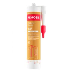 PENOSIL Silacryl Elastic 610 hermetikas baltas 300ml kaina ir informacija | Sandarinimo medžiagos | pigu.lt