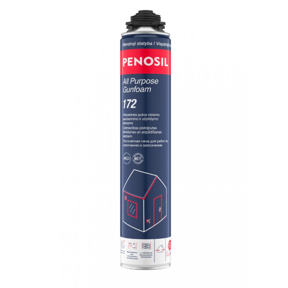 Penosil sandarinimo putos All purpose gunfoam 172 750ml kaina ir informacija | Klijai | pigu.lt