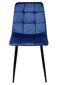 Kėdė Denver, mėlyna kaina ir informacija | Virtuvės ir valgomojo kėdės | pigu.lt