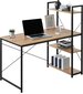 Medinis stalas, rudas kaina ir informacija | Kompiuteriniai, rašomieji stalai | pigu.lt