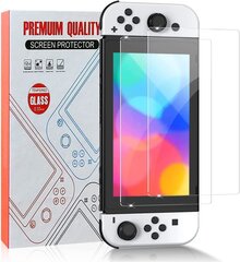 Grūdintas stiklas "Nintendo Switch" OLED modeliui 7 2vnt kaina ir informacija | Žaidimų kompiuterių priedai | pigu.lt
