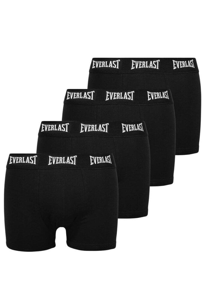 Trumpikės vyrams Everlast Cotton, juodos, 4 vnt. kaina ir informacija | Trumpikės | pigu.lt