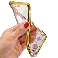 Задний чехол Diamond Flower для Samsung Galaxy A41, золотистый цена и информация | Чехлы для телефонов | pigu.lt