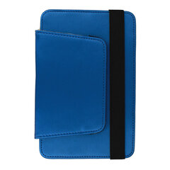 Универсальный чехол BOOK NEO для планшетов 7 дюймов DESIGN 1 синий цена и информация | Чехлы для планшетов и электронных книг | pigu.lt