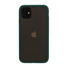 Бампер с кнопками Vennus Color для Iphone 12 Mini, зеленый цена и информация | Чехлы для телефонов | pigu.lt