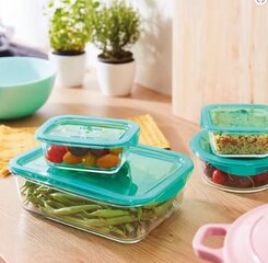Luminarc набор для хранения продуктов и корзины Keep'n' Box, 4 предмета цена и информация | Посуда для хранения еды | pigu.lt