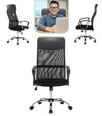 Эргономичный офисный стул NOWY STYL CUBIC GTP LS-06, черный sp. цена и информация | Офисные кресла | pigu.lt