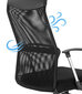 Ergonominė biuro kėdė, juoda kaina ir informacija | Biuro kėdės | pigu.lt