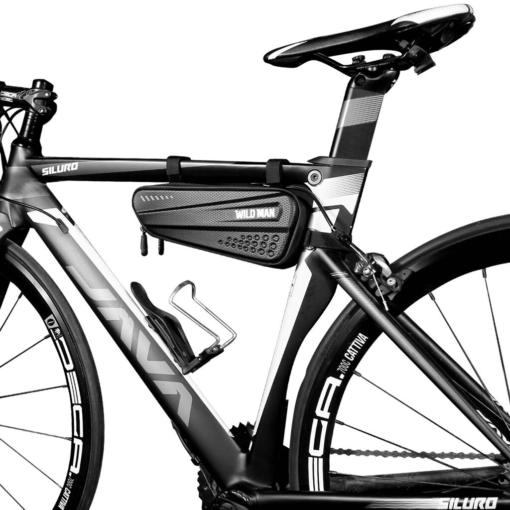 Dviračio krepšys Wildman ES4, juodas kaina ir informacija | Kiti dviračių priedai ir aksesuarai | pigu.lt