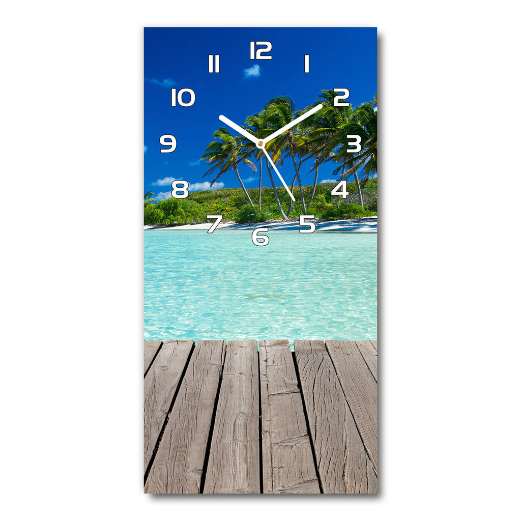 Sieninis laikrodis Atogrąžų paplūdimys цена и информация | Laikrodžiai | pigu.lt