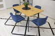 4-ių kėdžių komplektas Nest, mėlynas kaina ir informacija | Virtuvės ir valgomojo kėdės | pigu.lt