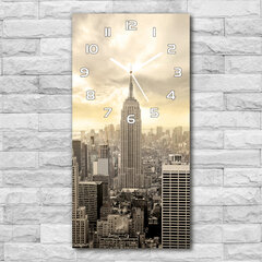 Sieninis laikrodis Manheteno Niujorkas kaina ir informacija | Laikrodžiai | pigu.lt