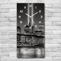 Sieninis laikrodis Manheteno Niujorkas kaina ir informacija | Laikrodžiai | pigu.lt