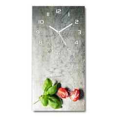 Sieninis laikrodis Pomidorai ir bazilikas kaina ir informacija | Laikrodžiai | pigu.lt