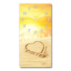 Sieninis laikrodis Širdis paplūdimyje kaina ir informacija | Laikrodžiai | pigu.lt