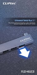 Cliptec Conquer RZH623 цена и информация | Адаптеры, USB-разветвители | pigu.lt