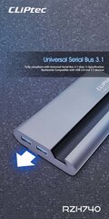 Cliptec ViewNet-7 RZH740 цена и информация | Адаптеры, USB-разветвители | pigu.lt
