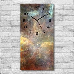 Настенные часы с дизайном звездного неба Galaxy Stars Space, синий цена и информация | Часы | pigu.lt