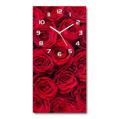 Sieninis laikrodis Raudona rožė kaina ir informacija | Laikrodžiai | pigu.lt