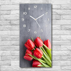 Sieninis laikrodis Raudona tulpė kaina ir informacija | Laikrodžiai | pigu.lt