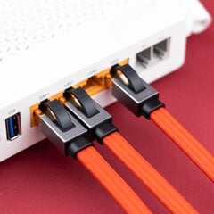 Reagle tinklo kabelis 1,5 m LAN ETHERNET RJ45 Cat8 40Gbps 2000Mhz kabelis цена и информация | Аксессуары для корпусов | pigu.lt