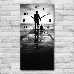 Sieninis laikrodis Gitaristas ant prieplaukos kaina ir informacija | Laikrodžiai | pigu.lt