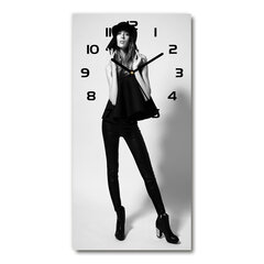 Sieninis laikrodis Moteris juoda kaina ir informacija | Laikrodžiai | pigu.lt