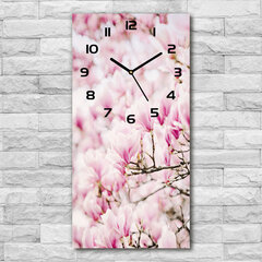 Sieninis laikrodis Magnolijos gėlės цена и информация | Часы | pigu.lt