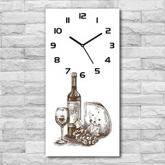 Sieninis laikrodis Vynas ir užkandžiai цена и информация | Часы | pigu.lt