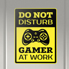 Наклейка на стену, на дверь, не беспокоить, игровой процесс, геймер. цена и информация | Интерьерные наклейки | pigu.lt