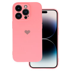 Силиконовый чехол Vennus Heart для Iphone 12 дизайн 1 коралловый цена и информация | Чехлы для телефонов | pigu.lt