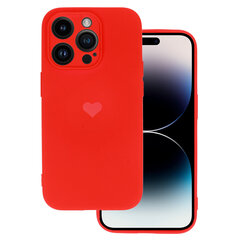 Силиконовый чехол Vennus Heart для Iphone 12 Pro Max дизайн 1, красный цена и информация | Чехлы для телефонов | pigu.lt