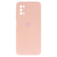 Силиконовый чехол Vennus Heart для Samsung Galaxy S22 Plus дизайн 1, розовый цена и информация | Чехлы для телефонов | pigu.lt