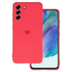 Силиконовый чехол Vennus Heart для Samsung Galaxy S21 Plus дизайн 1, красный цена и информация | Чехлы для телефонов | pigu.lt