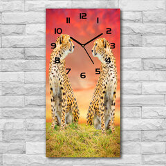 Sieninis laikrodis Du gepardai kaina ir informacija | Laikrodžiai | pigu.lt
