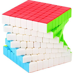 Головоломка кубик Рубика 7x7, без наклеек цена и информация | Настольные игры, головоломки | pigu.lt