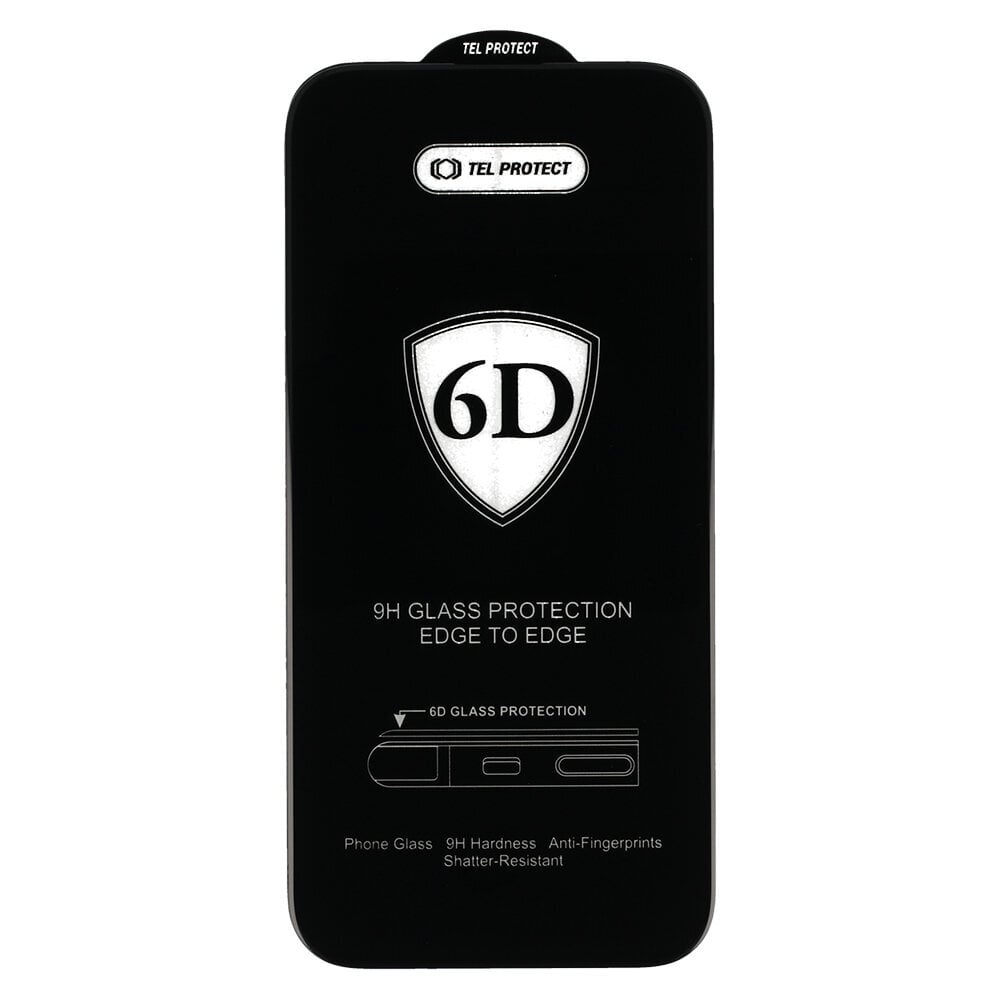 Tel Protect Full Glue 6D цена и информация | Apsauginės plėvelės telefonams | pigu.lt