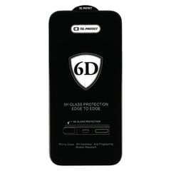 Закаленное стекло 6D с полным клеем для IPHONE 13/13 PRO BLACK цена и информация | Защитные пленки для телефонов | pigu.lt