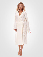 Длинный халат L&L 2312, экрю цена и информация | Женские халаты | pigu.lt