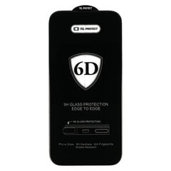 Закаленное стекло 6D с полным клеем для XIAOMI REDMI 13/NOTE 13 PRO, черное цена и информация | Защитные пленки для телефонов | pigu.lt